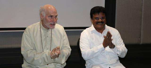 E.K. Dhilip Kumar alongside internationally renowned Astrologer Marc Boney